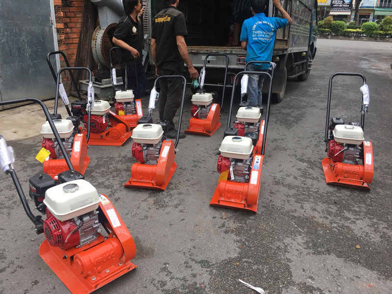 Máy đầm bàn chạy xăng Honda GX160 giá rẻ